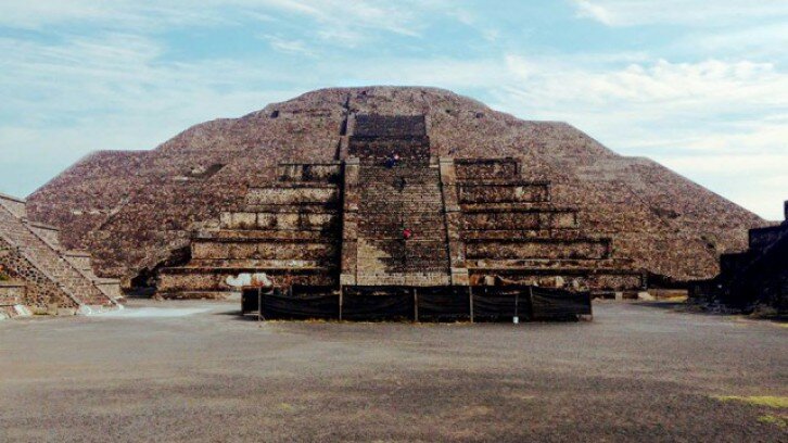Morning pyramids