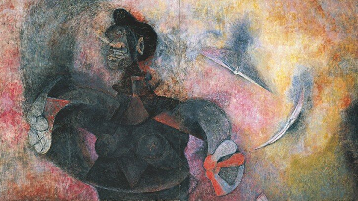 "Homage to the Indian race" by Rufino Tamayo
