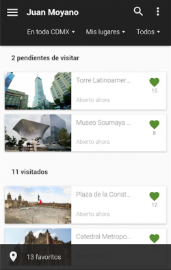 Mi CDMX. Tus favoritos y mucho más...
