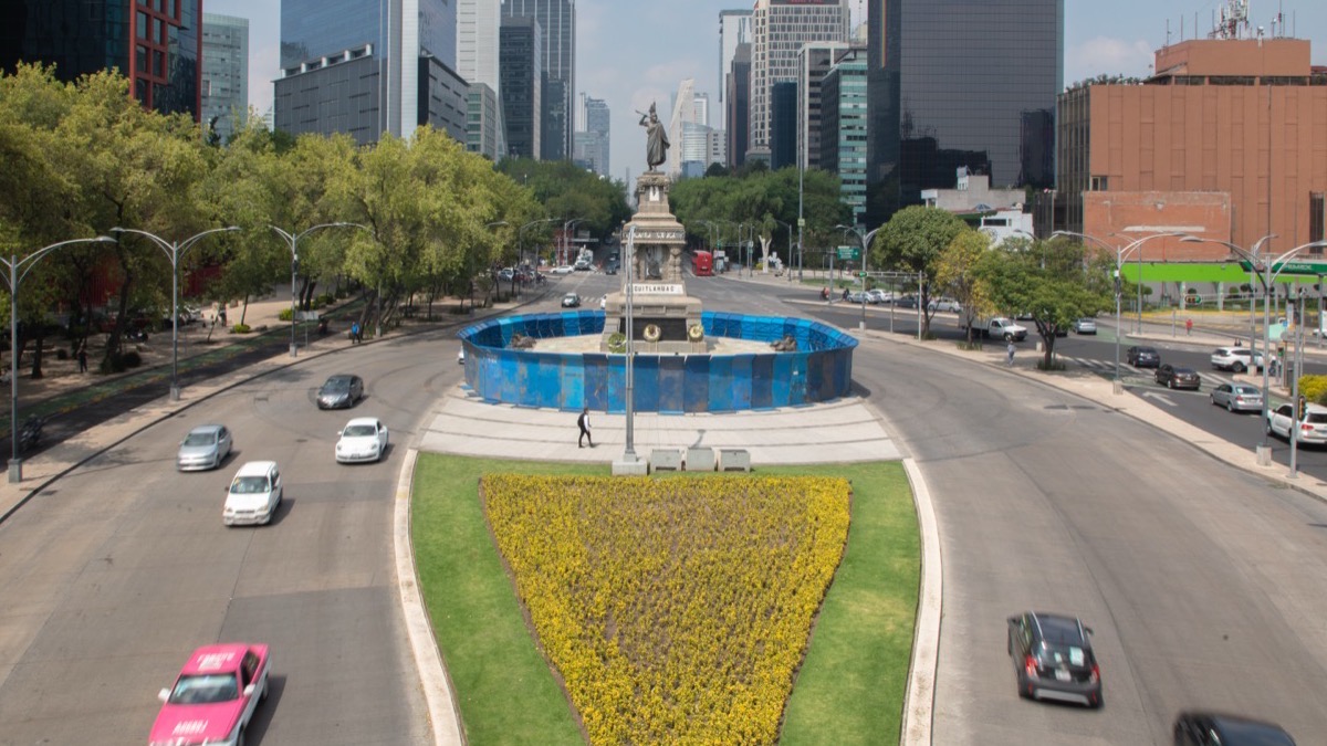 Las estatuas del Paseo de la Reforma